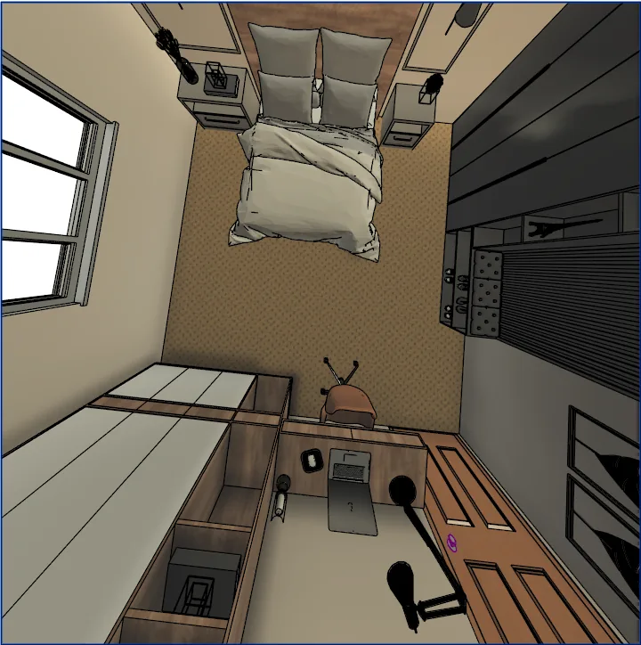 2-Storey Residential BIM Model — Interior Layout
