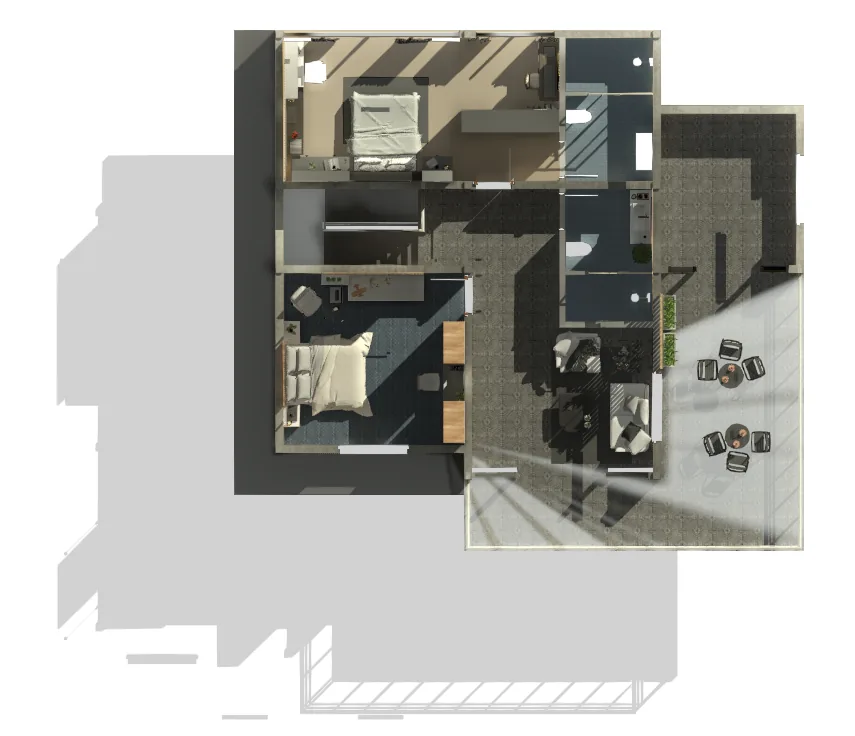 2-Storey Residential BIM Model — Structural Detail