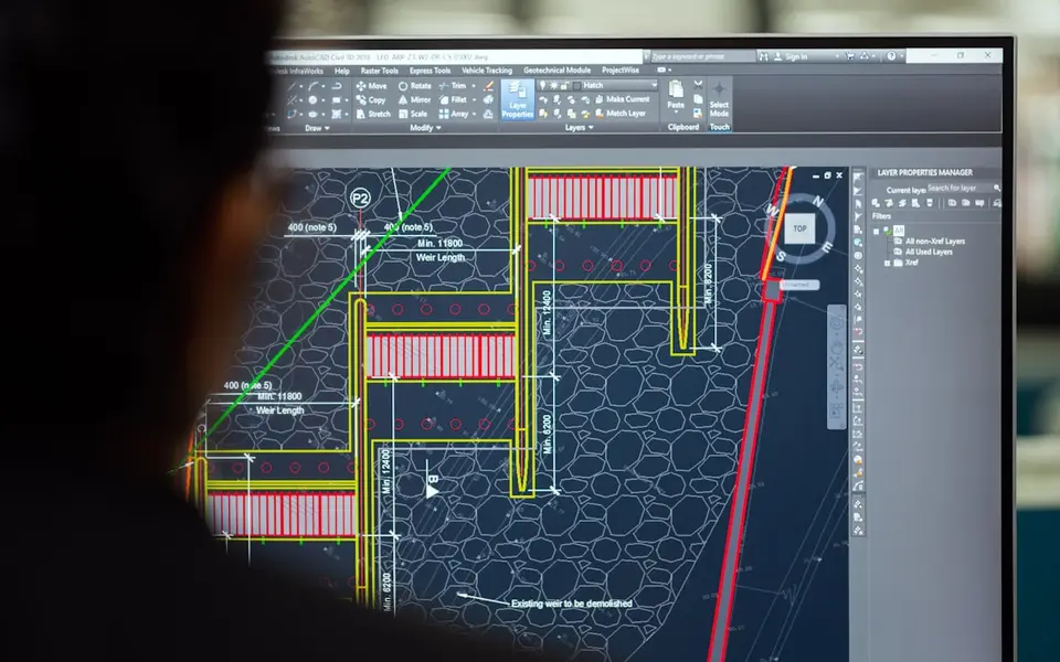 Navisworks Manage 3D Clash Matrix and Coordination Workstation Display